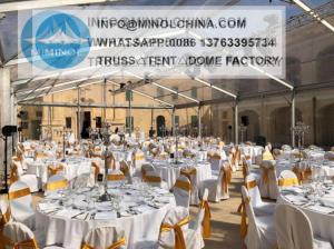 Quality Aluminum 6061-T6 Outdoor Wedding Tent With Transparent Roof wholesale