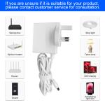 Dvd 12V 2A Power Adapters Wall Mounted 24W DC Plug Adapter VI Level