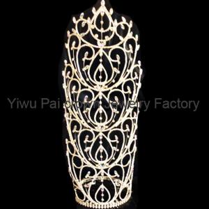 Quality Custom your own design crowns 30 inch 20 inch 50 inch pageant crown supplier and manufactuer wholesale pageant crowns wholesale