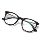 Handmade Acetate Metal Glasses Frame Unisex Square Anti Blue Light