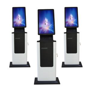 China 32 Inch Self Service Touch Screen Ticket Vending Kiosk With Cash Coin Printer on sale