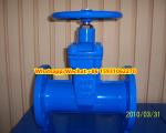 GGG50 gate valve resilient seal valve DIN standard PN16