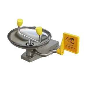 Quality Stainless Steel Classic Wall Mounted Eyewash Station for labs Safety Equipment wholesale