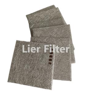 Quality Iron Chromium Aluminum Sintered Metal Fiber Felt High Temperature Resistant extremely High Porosity wholesale