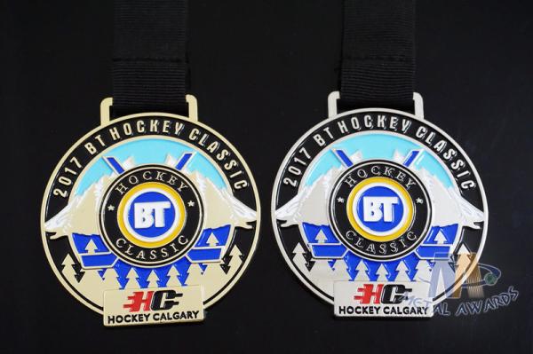 Hockey Calgary Baseball Sports Events Metal Award Medals Custom Logo Soft Enamel