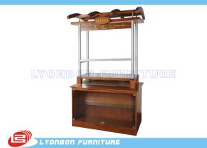 Quality Mall Customized Wooden Kiosk / Perfume Display MDF , 1300mm * 600mm * 2200mm wholesale