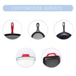 OEM ODM Cast Iron Skillet Pan Pre Seasoned Frying Pan 26/30cm