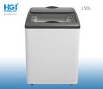 158 Ltr Curved Glass Door Chest Freezer Supermarket CB Display Ice Cream Freezer