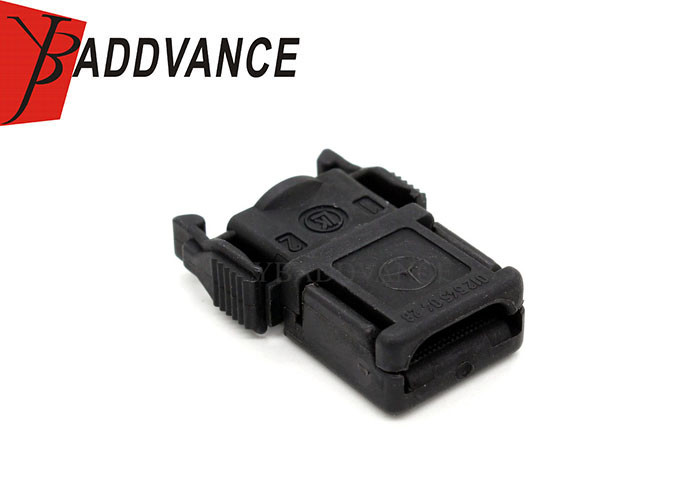 0125450428 2 Pin Black Waterproof Automotive Connectors Mercedes Benz