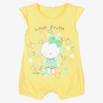 100% organic cotton Rompers short summer sleeve romper for baby boy girl rompers