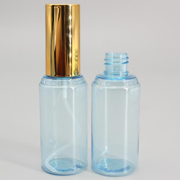 Transparent Blue 85mm 1.69oz Mini Plastic Spray Bottles