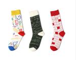 Creative Breathable Fashion Colourful Long Striped Ankle Socks