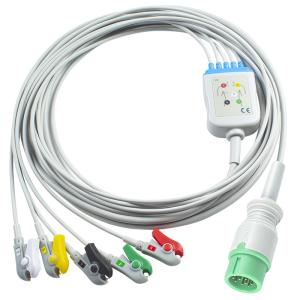 Quality 5 Lead TPU Direct-Connect ECG Cable Compatible with Comen wholesale