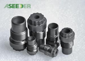 Quality Hard Alloy Cross Goove Thread Nozzle / Strong Cemented Carbide Nozzle wholesale