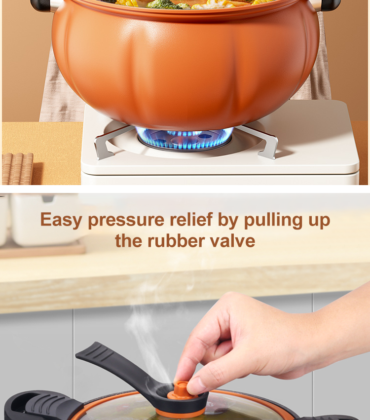 Large Capacity 8L Micro Pressure Pot Maifan Stone Non Stick Coating