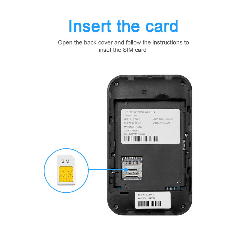 OLAX MT20 Portable Wifi Routers Mini Mobile Wifi Modems 150Mbps With Sim Card
