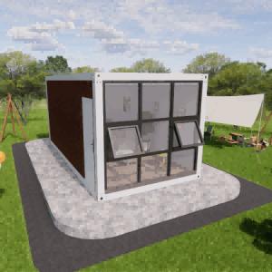 Quality Premade Team Building Area Collapsible Container House Portable Easy Employment wholesale