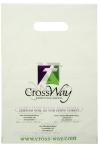 LDPE / HDPE Plastic Custom Logo Reusable Shopping Bags For Stationery Store