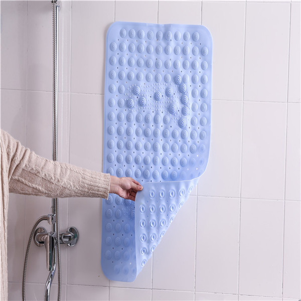 Custom Print Massage Function Non Slip Pvc Non Slip Suction Backing Bath Mat