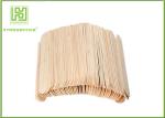 Natural Color Disposable Cosmetic Spatulas Wood Wax Stick Logo Printable