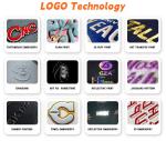 Custom DTG Print Logo Double Layer Waffle Long Sleeve 100% Cotton Tshirt