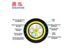 Aerial ADSS Hybrid Fiber Power Cable , Self Supporting Fiber Optic Cable