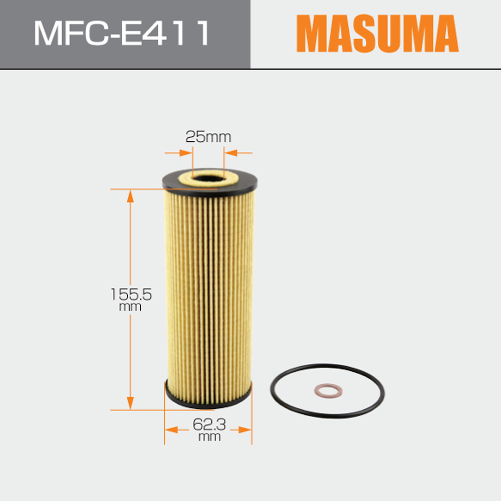 Paper Core Oil Filter for AUDI A3 EO3101 074115562 74115562 MASUMA Automotive Parts
