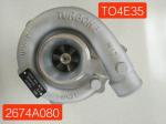 TO4E35 Turbo Excavator Machine Parts Perkins Turbocharger 2674A080 452077-5004S