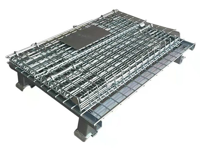 Movable Butterfly 5mm Wire Security Cages Turnover Iron Frame Shelf