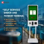 Hot Sale 27 inch Smart Food Self Service Order Kiosk For Order Self Service