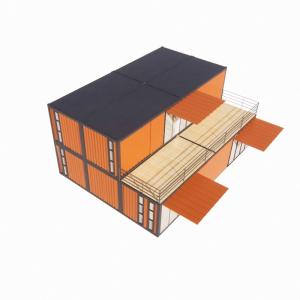 Quality Aluminum Alloy Windows and 50/75/100mm Wave Sandwich Panel Luxury Prefabricated Houses with Toilet wholesale