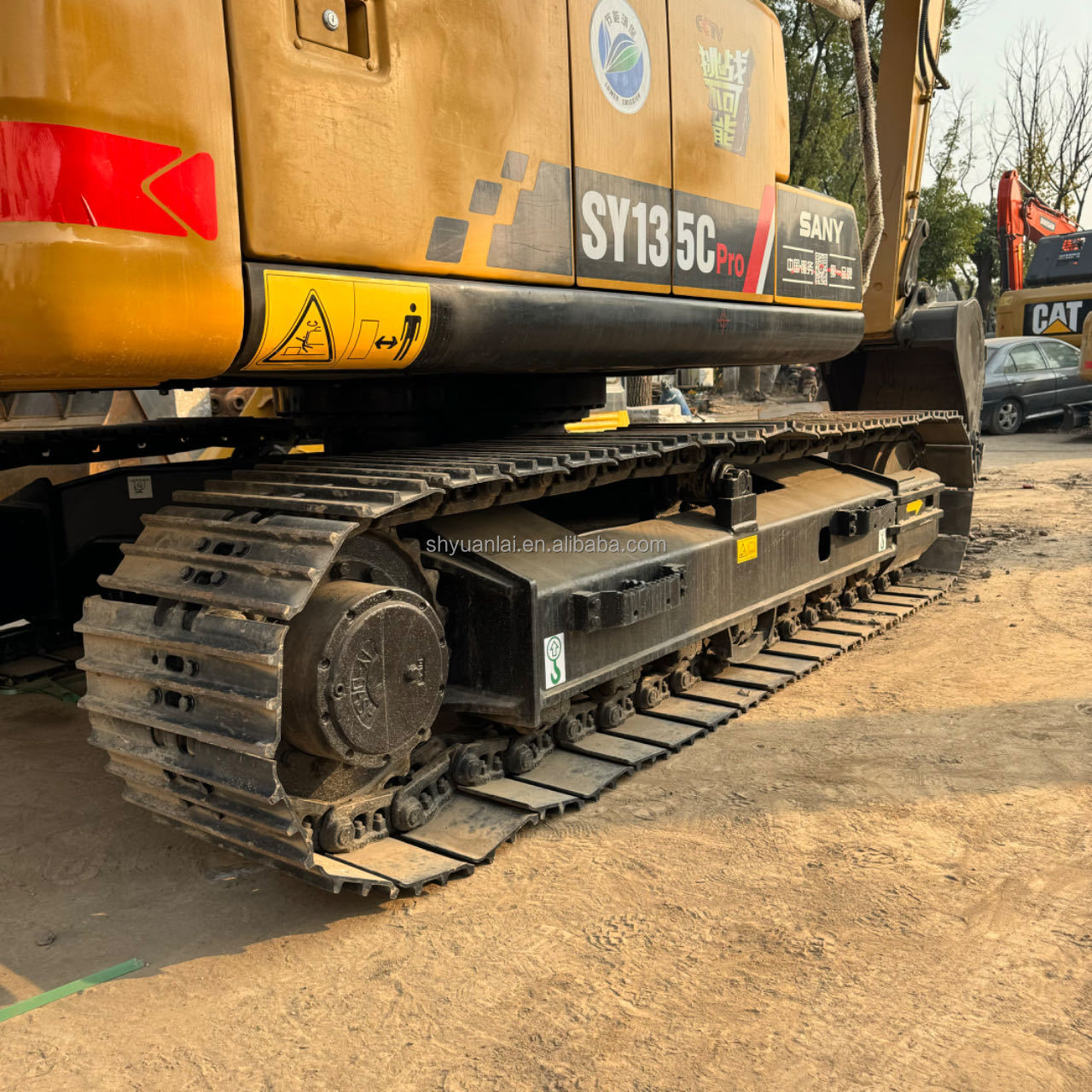 Excavator Sany135C Second Hand Komats featuring ORIGINAL Hydraulic Pump and Cylinder