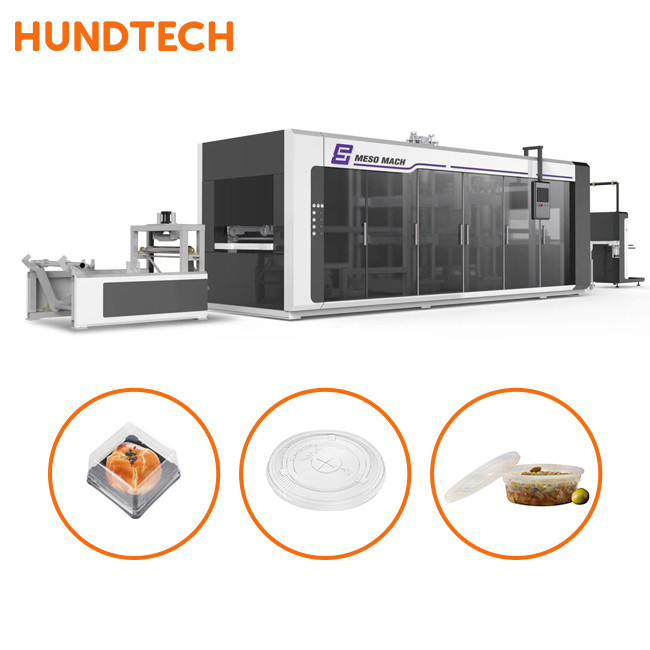Beverage Plastic Vacuum Pet Thermoforming Machine 0.8MPa Air Pressure