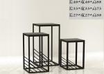 Customized Metal Flooring Retail Clothing Store Shelves For Supermarket