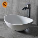 Seamless Joint Solid Surface Wash Basin Countertop For Villa