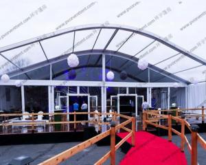 Quality Ceremony / Celebration Party Arch Curved Tent Luxury Aluminum Alloy With Eave wholesale