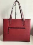 Women Handbag Designer Red Color Ladies Leather Tote Bag