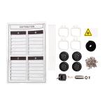 1.6mm Steel Fiber Optic Enclosure Wall Mount Fiber Management