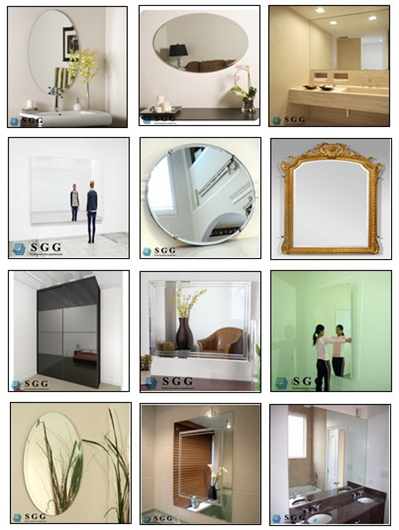 Clear mirror glass (2mm,3mm 4mm,5mm,6mm)
