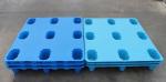 Impact Resistance Nine Foot 4T Plastic Blow Molding Pallets 1200*800 mm Euro