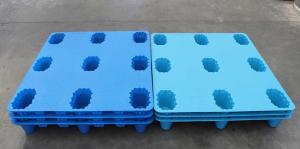 Quality Impact Resistance Nine Foot 4T Plastic Blow Molding Pallets 1200*800 mm Euro Pallets wholesale