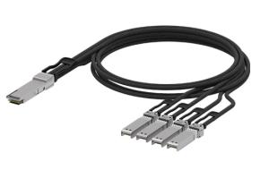 Quality QSFP56-200G-DAC1M-B4 200G QSFP56 To 4x50G SFP56 Dac Breakout Cable Passive 1M wholesale