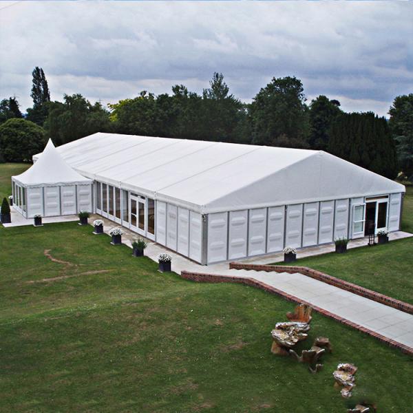 Reception Party Square Marquee Tent 10*10m Aluminum Alloy Structure Steel