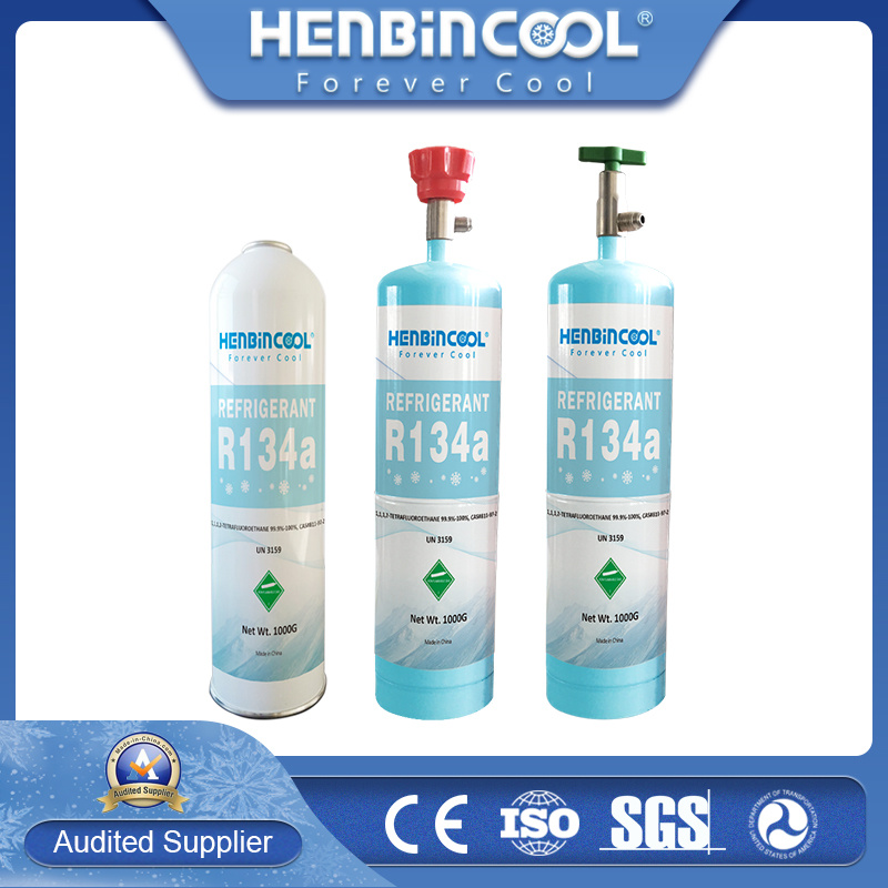 Henbincool R134A Refrigerant Gas 1000g in Two Slices Can