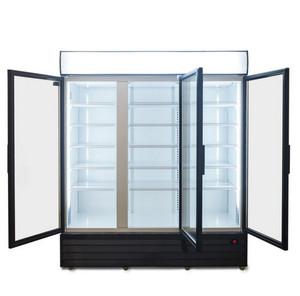 Quality Commercial 3 Door Display Freezer Power Saving Environmental Protection wholesale