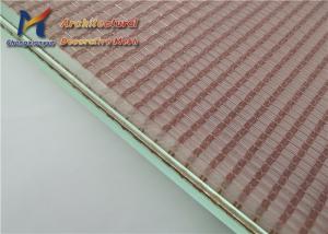 Quality Mall Laminated Glass Fabric 0.8mm Stainless Steel 304 Wire Mesh wholesale