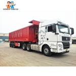 Used to Transport Stones Or Stands 3 Axles Dump Truck Semi - Trailer