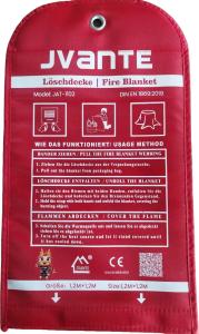Quality Glass Fiber Fire Blanket Extinguisher Heat Resistant Temperature wholesale