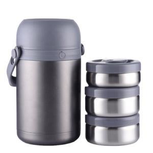 Vacuum Insulated Stainless Steel Food Jar / Thermos Food Containers 1800ml