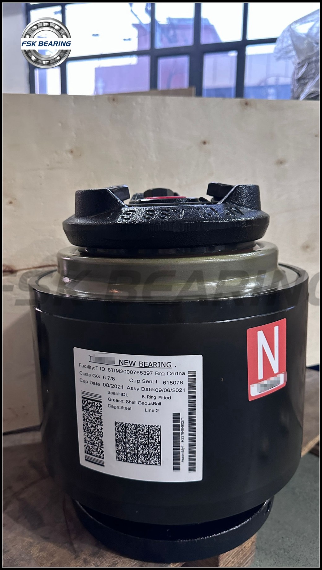 USA Market Class K 6 1/2×9 Railway Bearing Unit 157.15*249.873*160 mm Double Row Tapered Roller Bearing